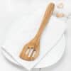 Slotted Wooden Spoon, Wood Cooking Spoon - Image 4