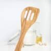 Slotted Wooden Spoon, Wood Cooking Spoon - Image 3