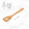 Slotted Wooden Spoon, Wood Cooking Spoon - Image 2
