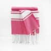 Striped Bed Sheets. Tunisian handmade Foota - Image 4