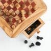Wooden Chess Set with Storage and Chess Pieces - Image 4
