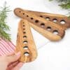 Practical Wooden Herb Stripper, Useful Kitchen Tool - Image 3