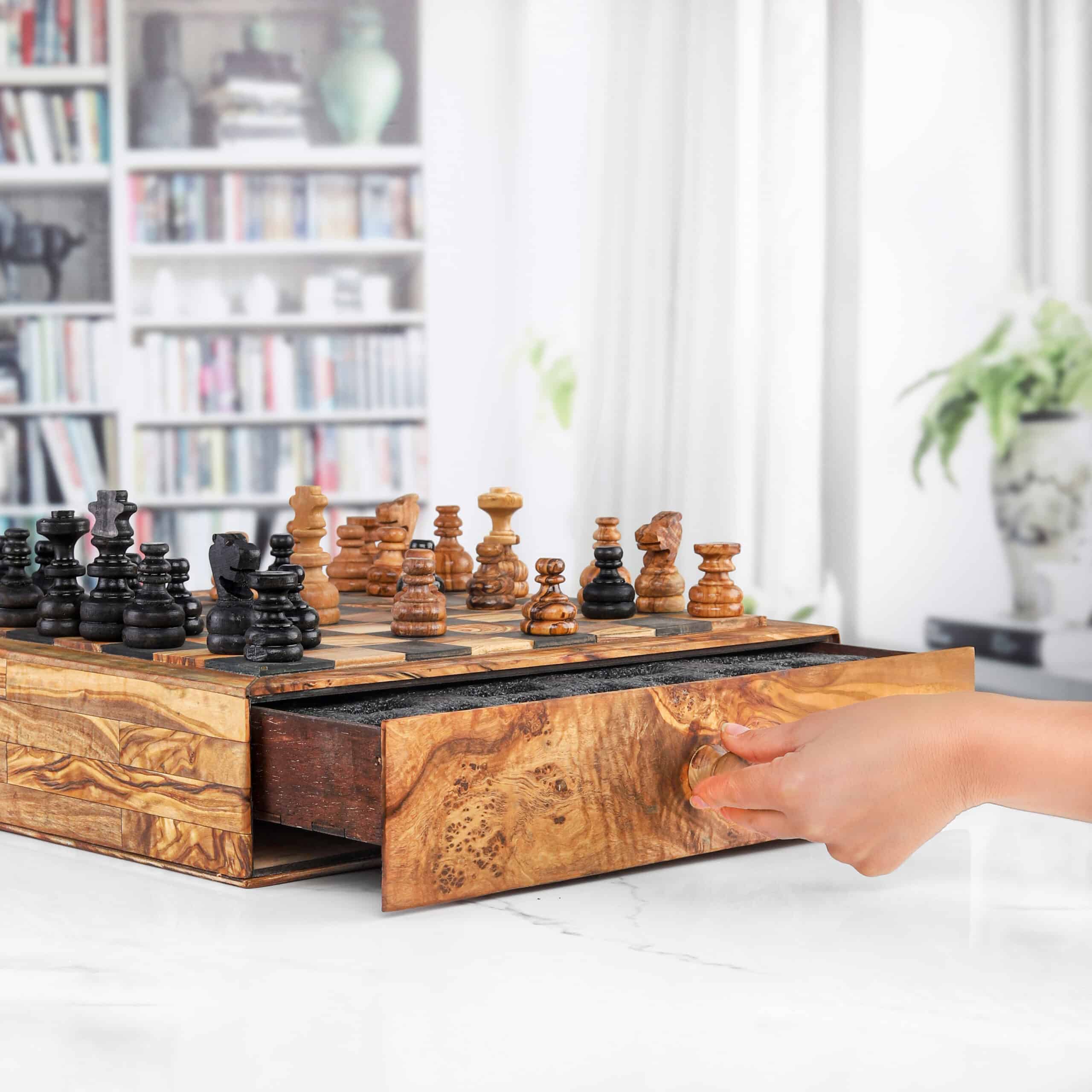  Luxury Chess Board Game Set Collectible Handmade