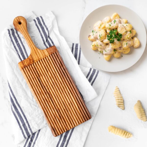 Gnocci Board handmade from Olive Wood