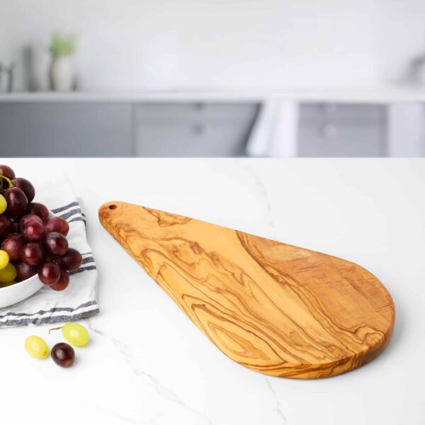 Olive Wood Serving Board Tear Drop