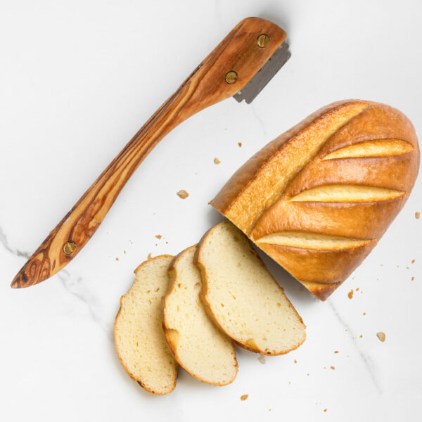 Handmade Olive Wooden Dough Slasher