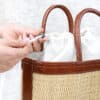 Handmade Top Handle Straw Bag - Image 10