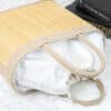 Practical Straw Bag with Handle / Straw Handbag Handmade / Womens Handbag Handmade from Straw - Image 9