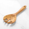 Olive Wood Servers Handmade - Wood Salad - Image 3