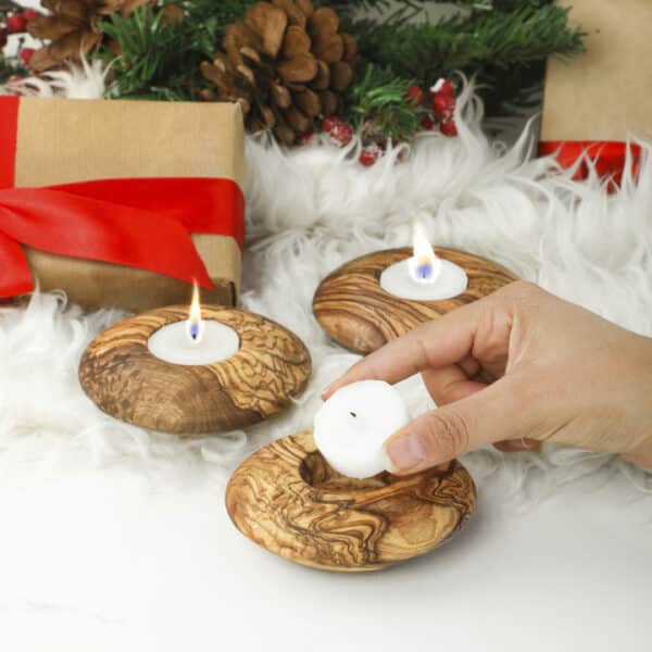 Tea Light Candle Holder Set of 3 - Artisraw Tunisie