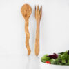 Salad servers handmade-from-olive-wood-personalized-salad-servers-set-wooden-salad-severs-set-free-personalization - Image 2