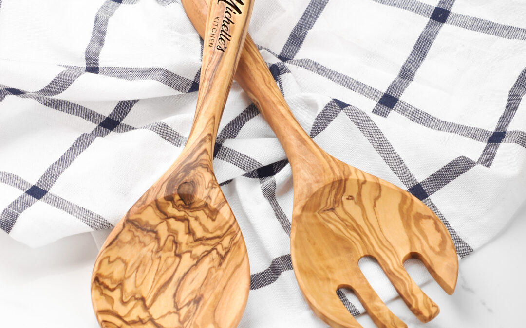 Olive Wood Servers Handmade – Wood Salad