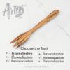 Salad Fork Handmade from Olive Wood / Personalized Wood Fork / Wooden Fork for Salad / Wood Salad Servers (+FREE Personalization) - Image 19