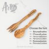 Salad servers handmade-from-olive-wood-personalized-salad-servers-set-wooden-salad-severs-set-free-personalization - Image 3