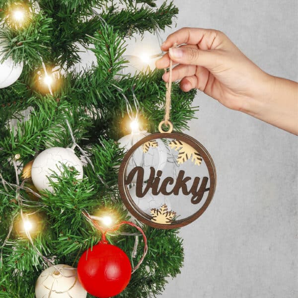 Christmas Ornaments handmade from Olive Wood