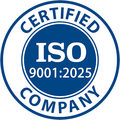 ISO 9001:2025 Certified Company